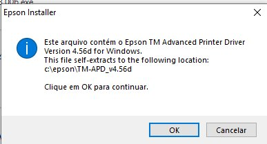 Tela de extração do driver