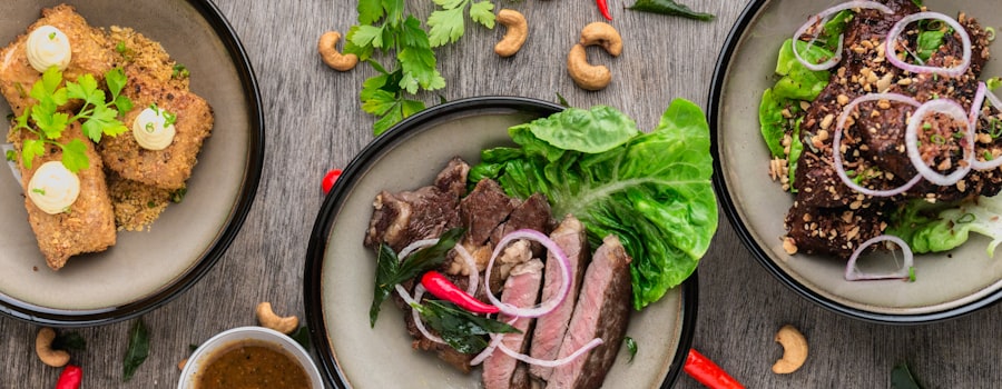 Pratos do restaurante prontos para delivery